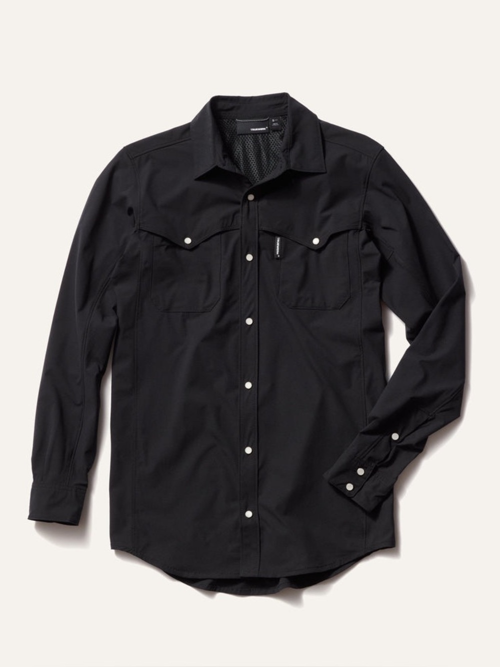 TRUEWERK Western Cloud Long Sleeve black Shirt medium